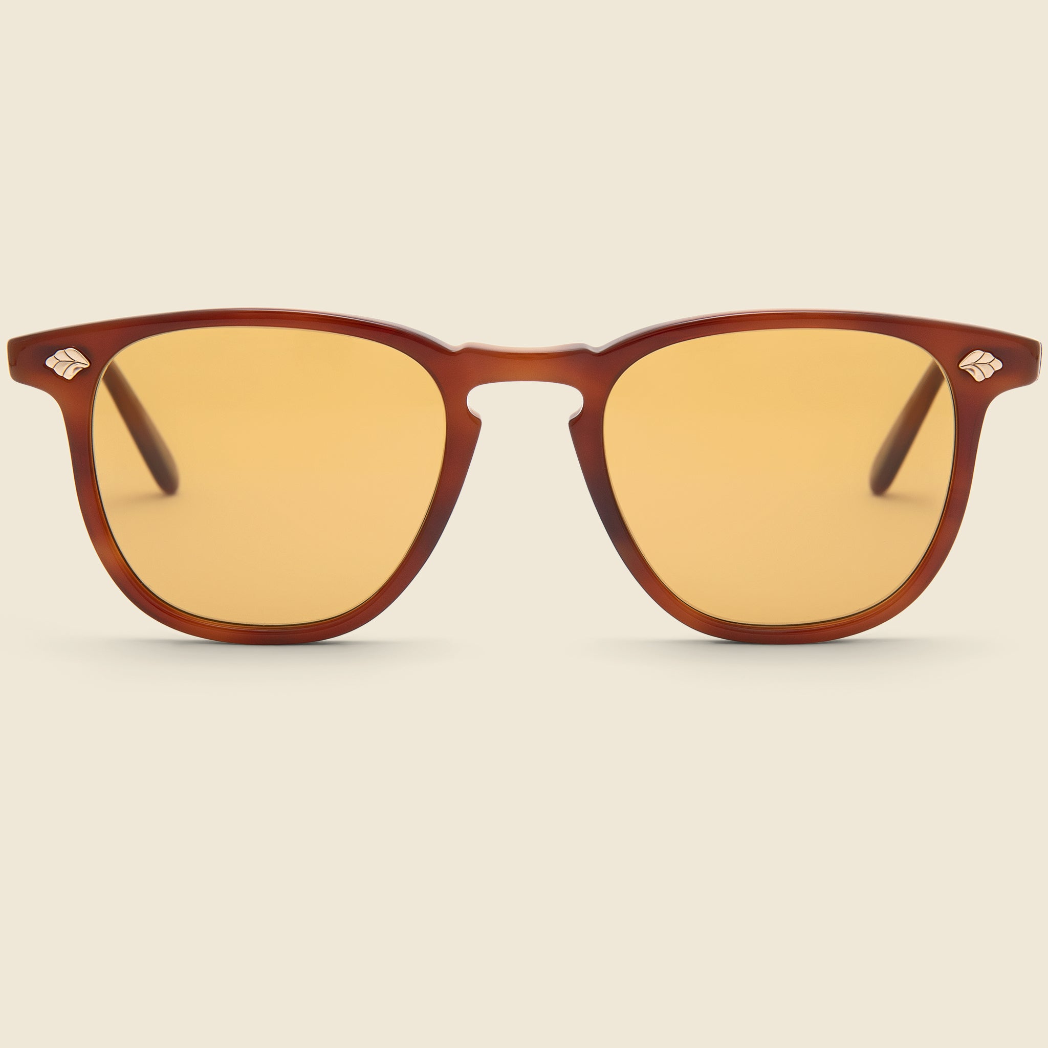 Brooks 47 II - Vintage Burnt Tortoise/Pure Maple - Garrett Leight - STAG Provisions - Accessories - Eyewear