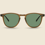 Brooks 47mm - Matte Espresso/G15 Polarized - Garrett Leight - STAG Provisions - Accessories - Eyewear