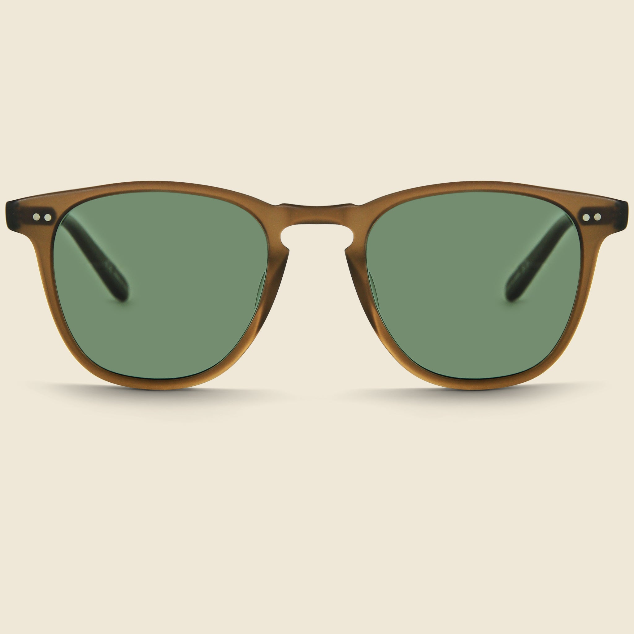 Brooks 47mm - Matte Espresso/G15 Polarized - Garrett Leight - STAG Provisions - Accessories - Eyewear