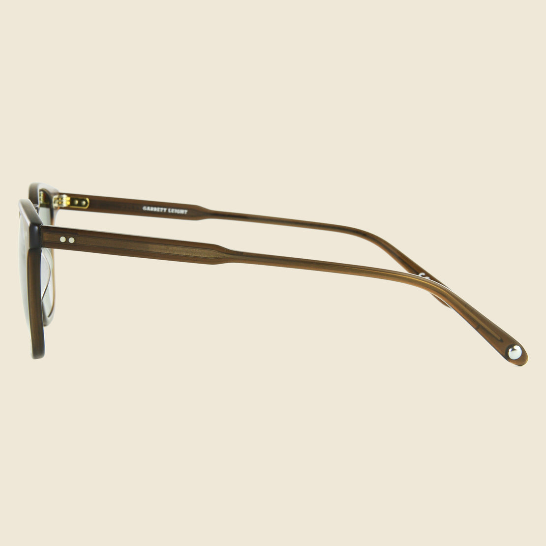 Brooks 47mm - Matte Espresso/G15 Polarized - Garrett Leight - STAG Provisions - Accessories - Eyewear