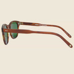 Warren 46mm - Amber Tortoise/Green - Garrett Leight - STAG Provisions - Accessories - Eyewear