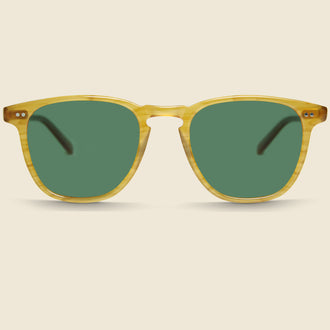 Brooks 47mm - Butterscotch/Green Polarized