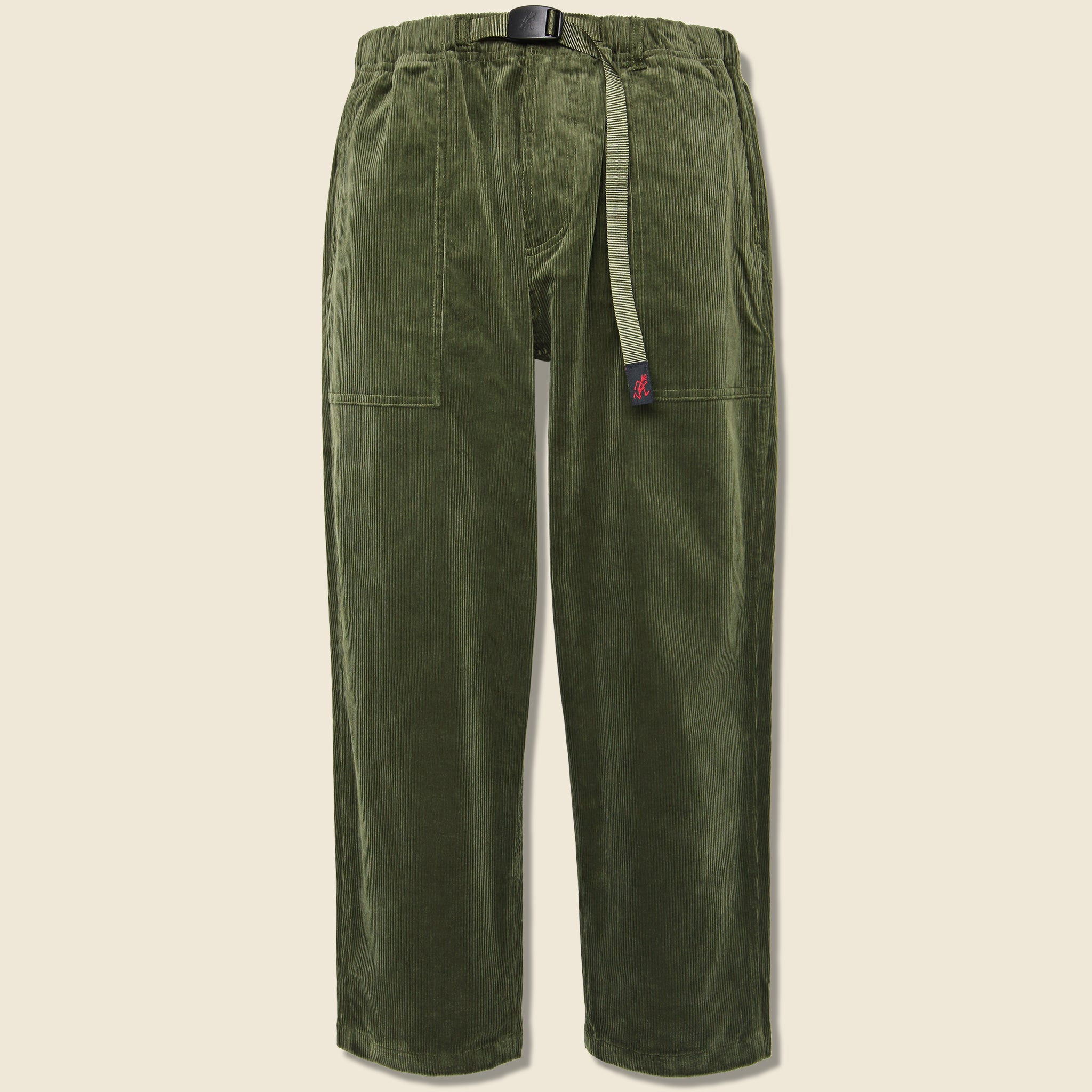 Loose Tapered Corduroy Pants - Olive - Gramicci - STAG Provisions - Pants - Corduroy