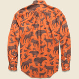 Earth Flannel Shirt - Orange - Gitman Vintage - STAG Provisions - Tops - L/S Woven - Other Pattern