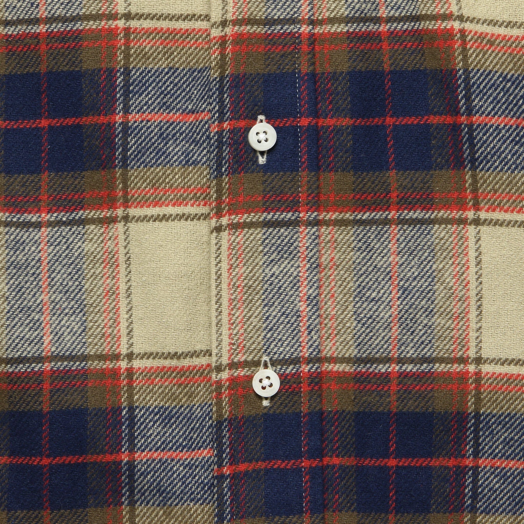 Slub Check Shirt - Tan Indigo - Gitman Vintage - STAG Provisions - Tops - L/S Woven - Plaid