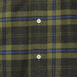 High-density Twill Shirt - Olive - Gitman Vintage - STAG Provisions - Tops - L/S Woven - Plaid