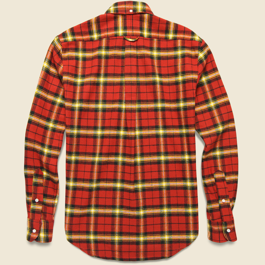 High-density Twill Shirt - Red - Gitman Vintage - STAG Provisions - Tops - L/S Woven - Plaid