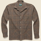 Cotton Tweed Check Shirt - Tan - Gitman Vintage - STAG Provisions - Tops - L/S Woven - Plaid