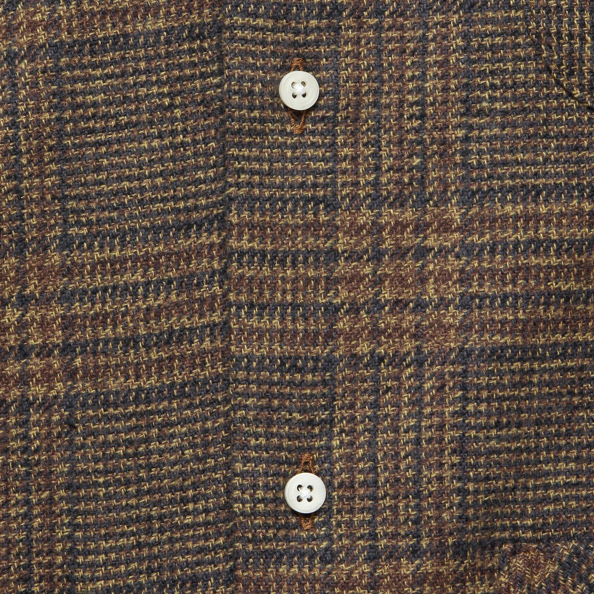 
                          Cotton Tweed Check Shirt - Tan - Gitman Vintage - STAG Provisions - Tops - L/S Woven - Plaid
                        