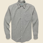 Houndstooth Triple Twist Yarn Shirt - Black - Gitman Vintage - STAG Provisions - Tops - L/S Woven - Plaid