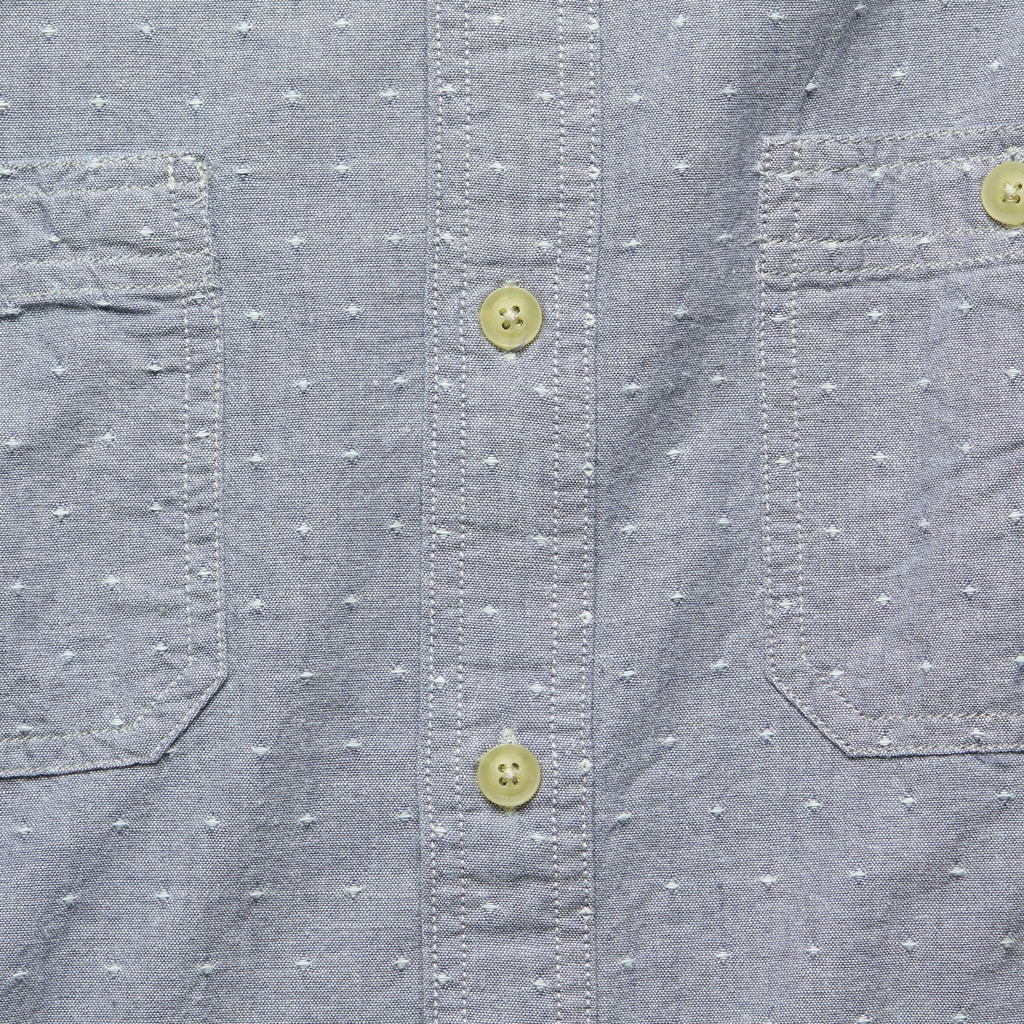 
                          Hillwood Chambray Dobby Shirt - Blue - Grayers - STAG Provisions - Tops - L/S Woven - Other Pattern
                        