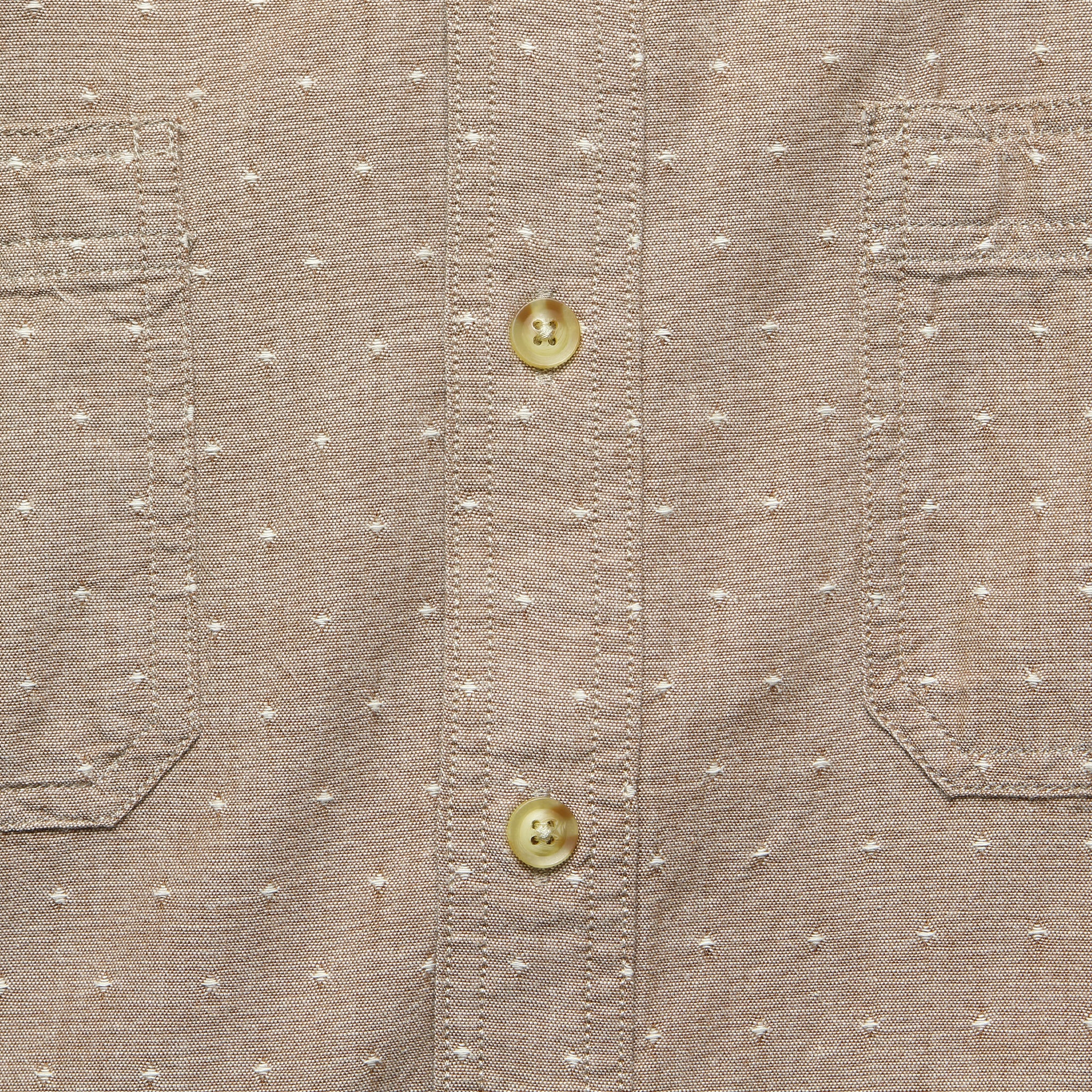 Hillwood Chambray Dobby Shirt - Mushroom - Grayers - STAG Provisions - Tops - L/S Woven - Other Pattern