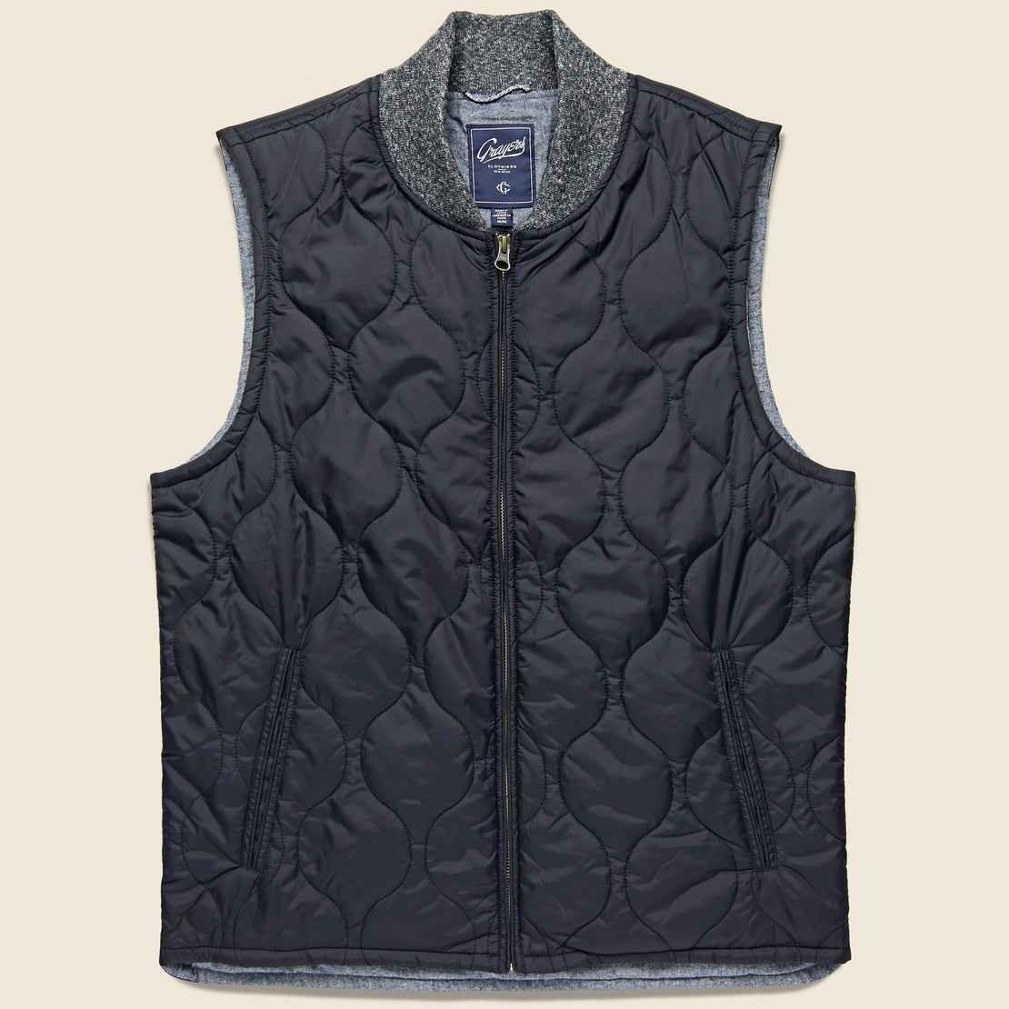 Grayers Mackay Quilted Vest - Black