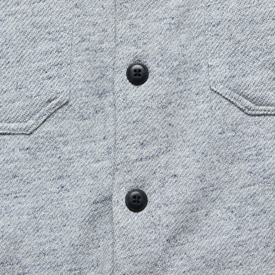 Bayswater Fleece CPO Overshirt - Light Blue Heather - Grayers - STAG Provisions - Tops - L/S Woven - Overshirt