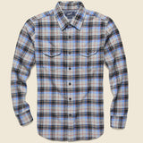 Falmar Vintage Flannel - Blue Plaid - Grayers - STAG Provisions - Tops - L/S Woven - Plaid