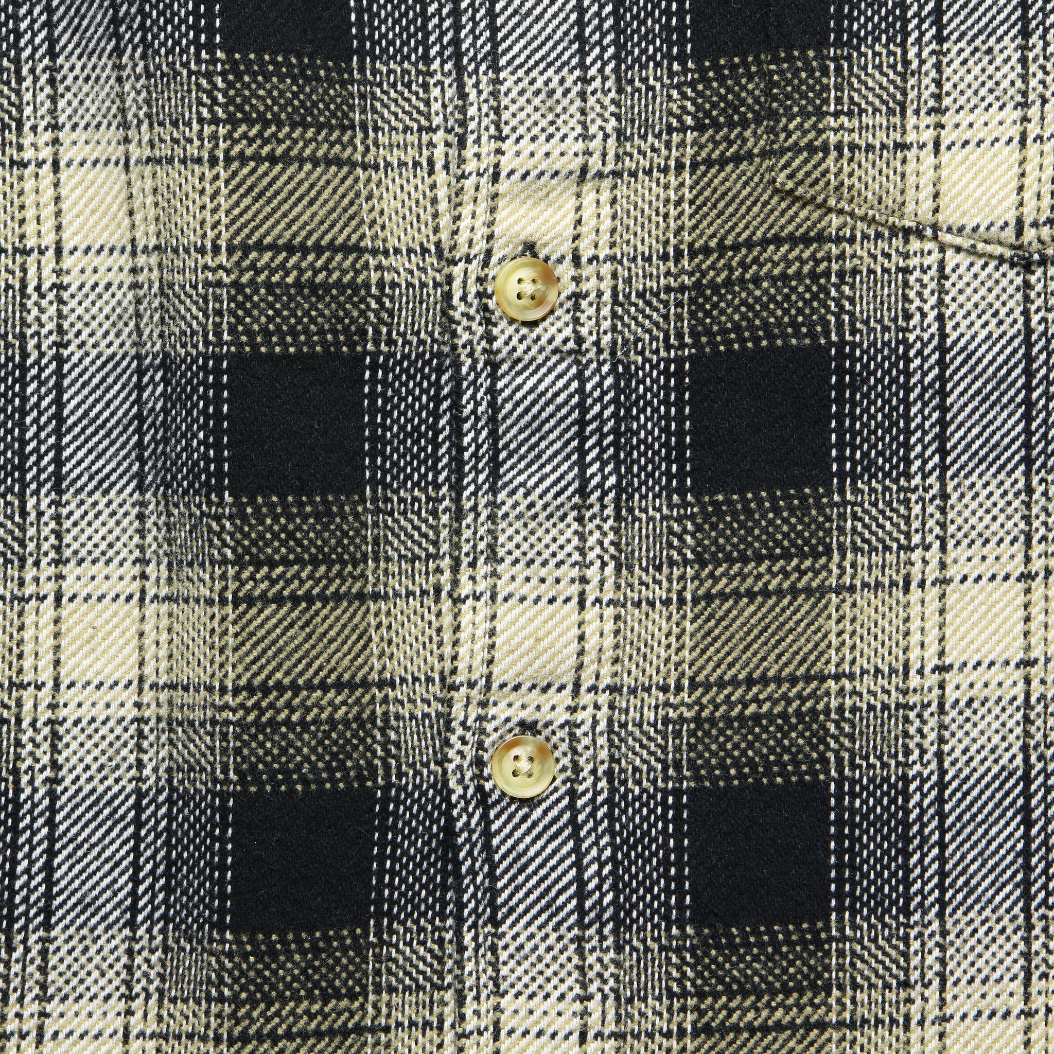 
                          Mason Heritage Flannel Shirt - Khaki/ Black - Grayers - STAG Provisions - Tops - L/S Woven - Plaid
                        