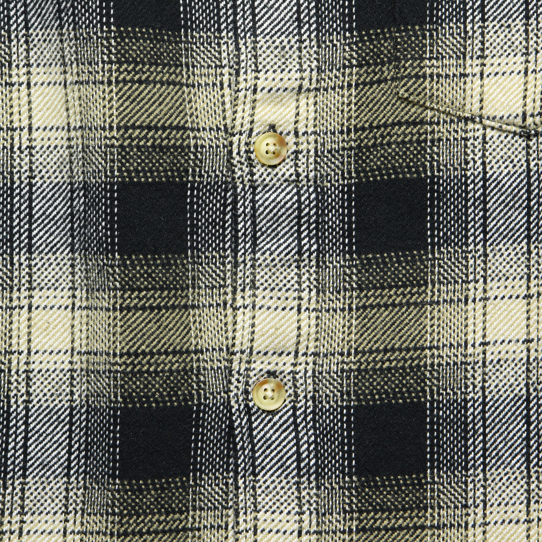 Mason Heritage Flannel Shirt - Khaki/ Black - Grayers - STAG Provisions - Tops - L/S Woven - Plaid