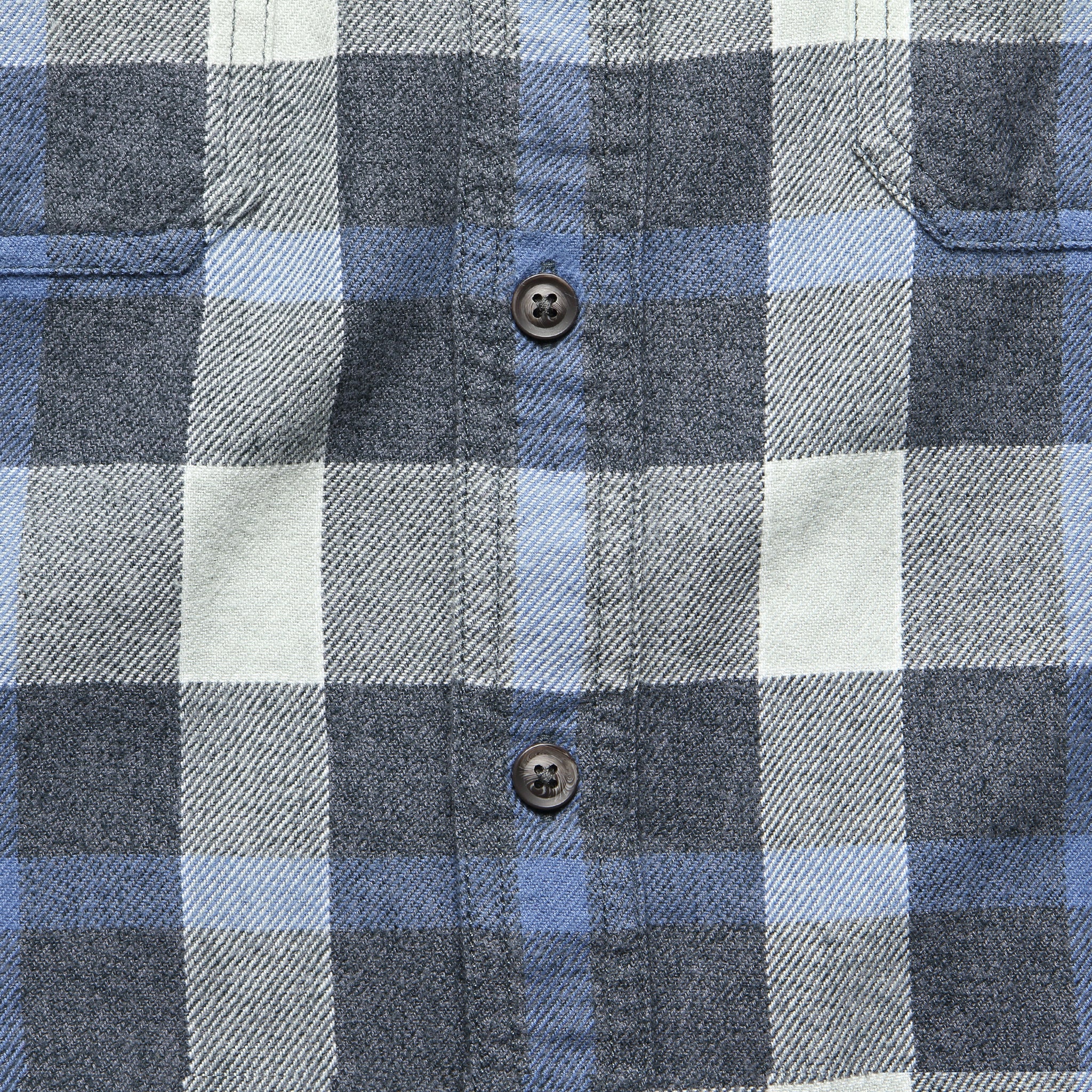 
                          Keats 3-Ply Jaspe Shirt - Blue Plaid - Grayers - STAG Provisions - Tops - L/S Woven - Plaid
                        