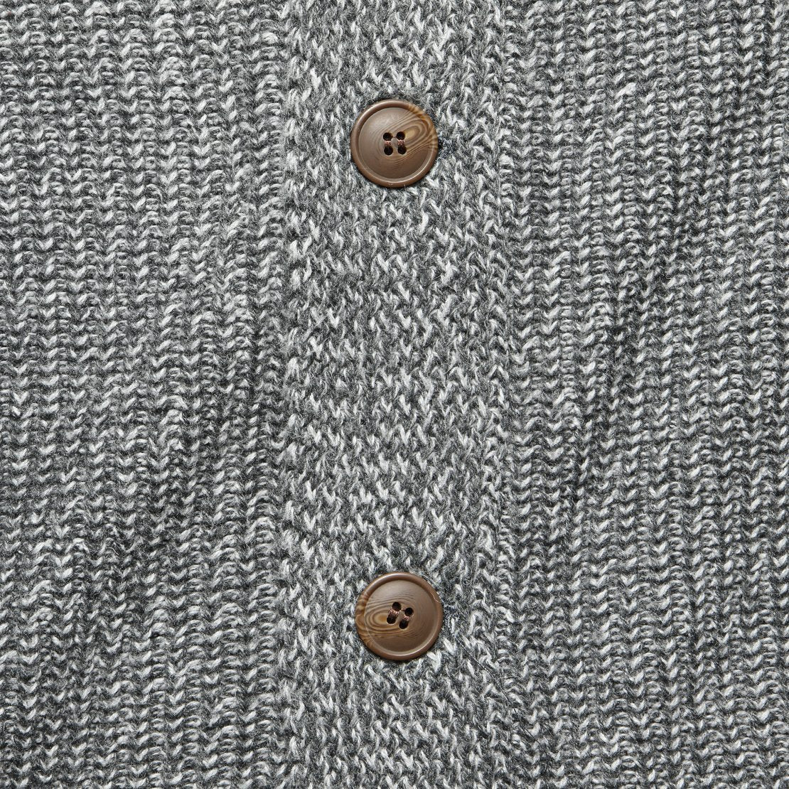 
                          Belmont Plaited Cardigan Sweater - Charcoal - Grayers - STAG Provisions - Tops - Sweater
                        