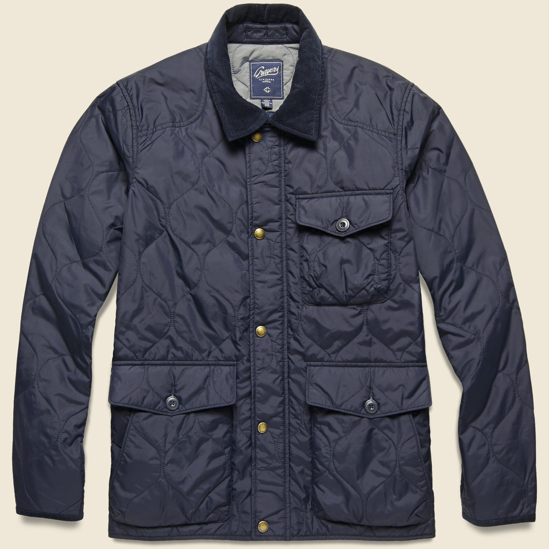 Grayers Andrew Lightweight Quilted Jacket - Navy