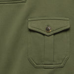 Fleece Military Shawl Pullover - Fatigue - Grayers - STAG Provisions - Tops - Fleece / Sweatshirt