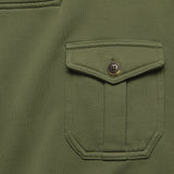 Fleece Military Shawl Pullover - Fatigue - Grayers - STAG Provisions - Tops - Fleece / Sweatshirt