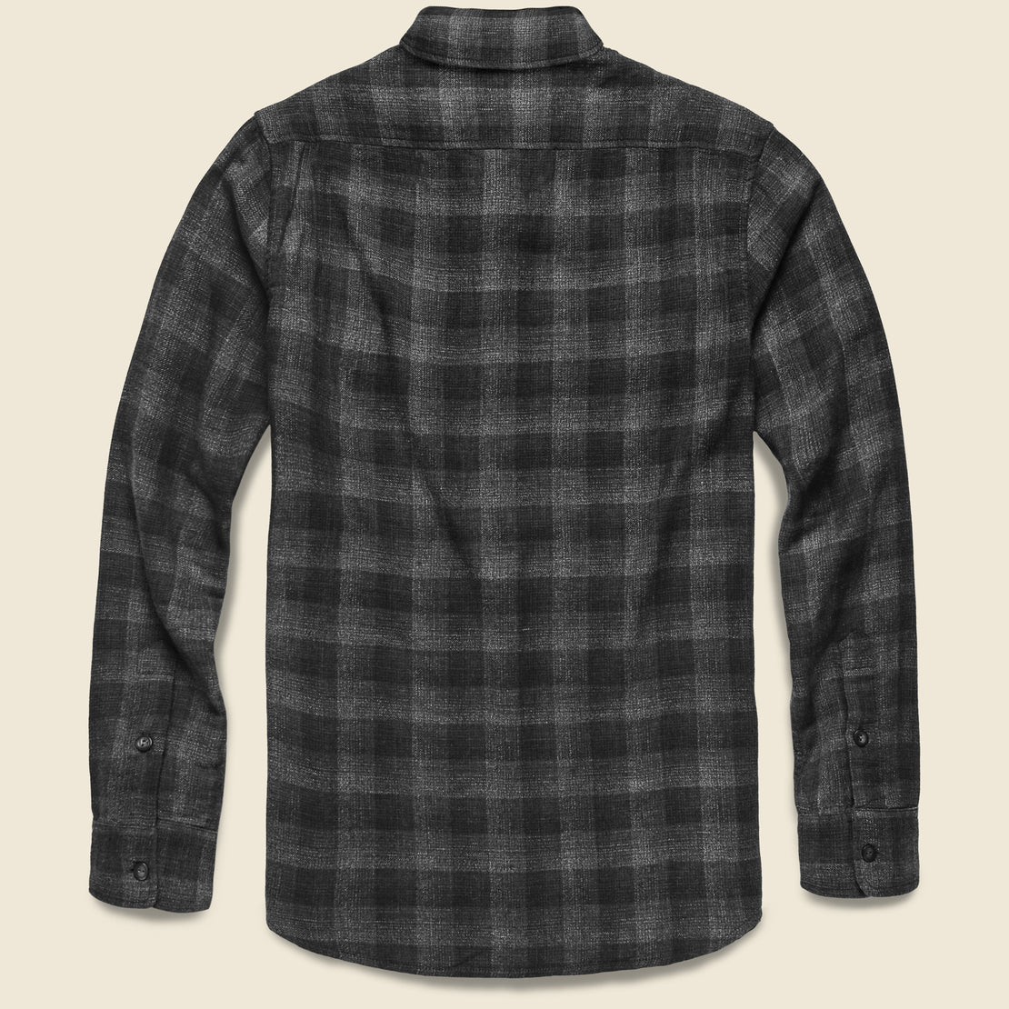 Plaid Armadale Double Cloth Shirt - Charcoal Grey - Grayers - STAG Provisions - Tops - L/S Woven - Plaid
