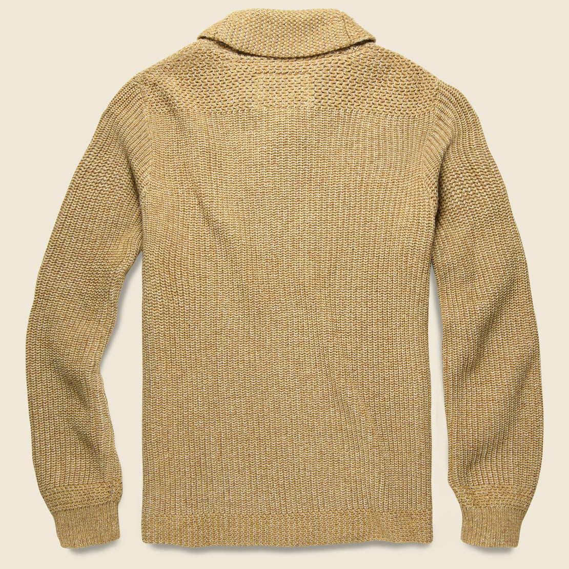 Belmont Plaited Shawl Pullover - Caramel