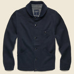 Melville Fleece Knacket - Navy - Grayers - STAG Provisions - Outerwear - Coat / Jacket
