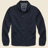 Melville Fleece Knacket - Navy - Grayers - STAG Provisions - Outerwear - Coat / Jacket