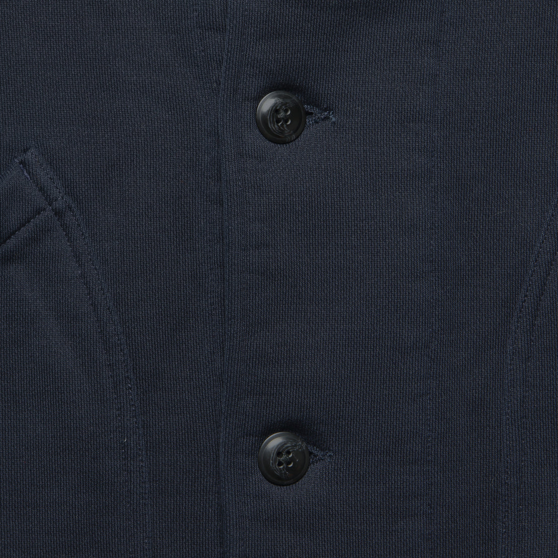 Melville Fleece Knacket - Navy - Grayers - STAG Provisions - Outerwear - Coat / Jacket