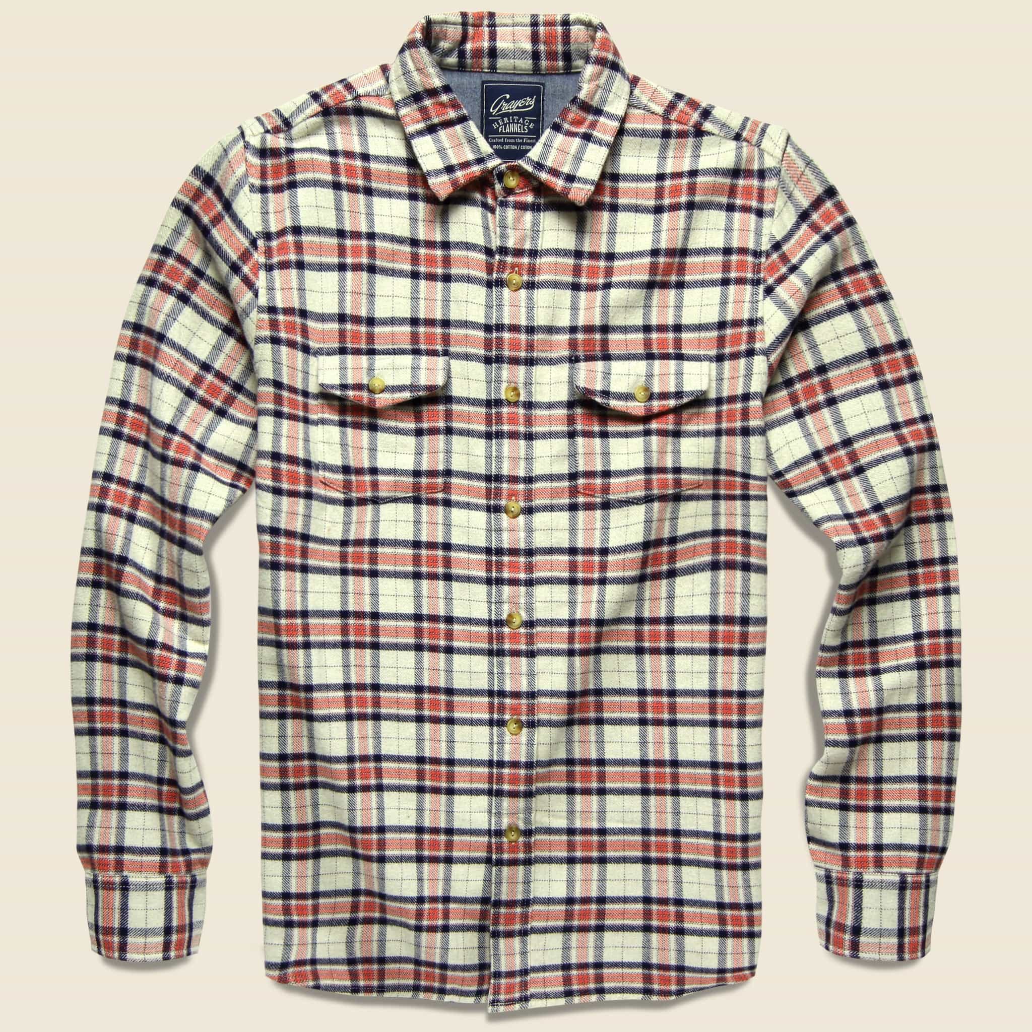 Tartan Plaid Heritage Flannel - Pink - Grayers - STAG Provisions - Tops - L/S Woven - Plaid