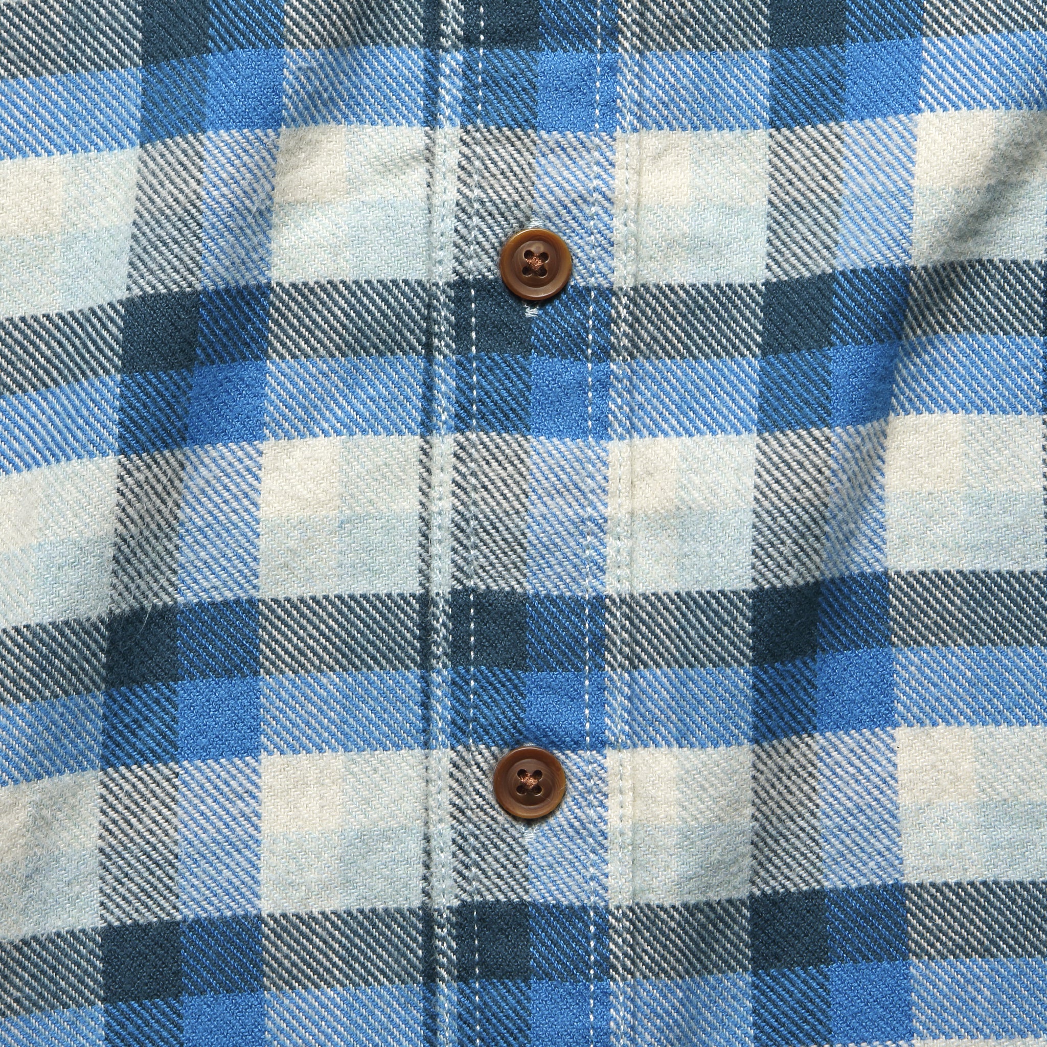 
                          Gingham Heritage Flannel - Navy/Blue/Grey - Grayers - STAG Provisions - Tops - L/S Woven - Plaid
                        