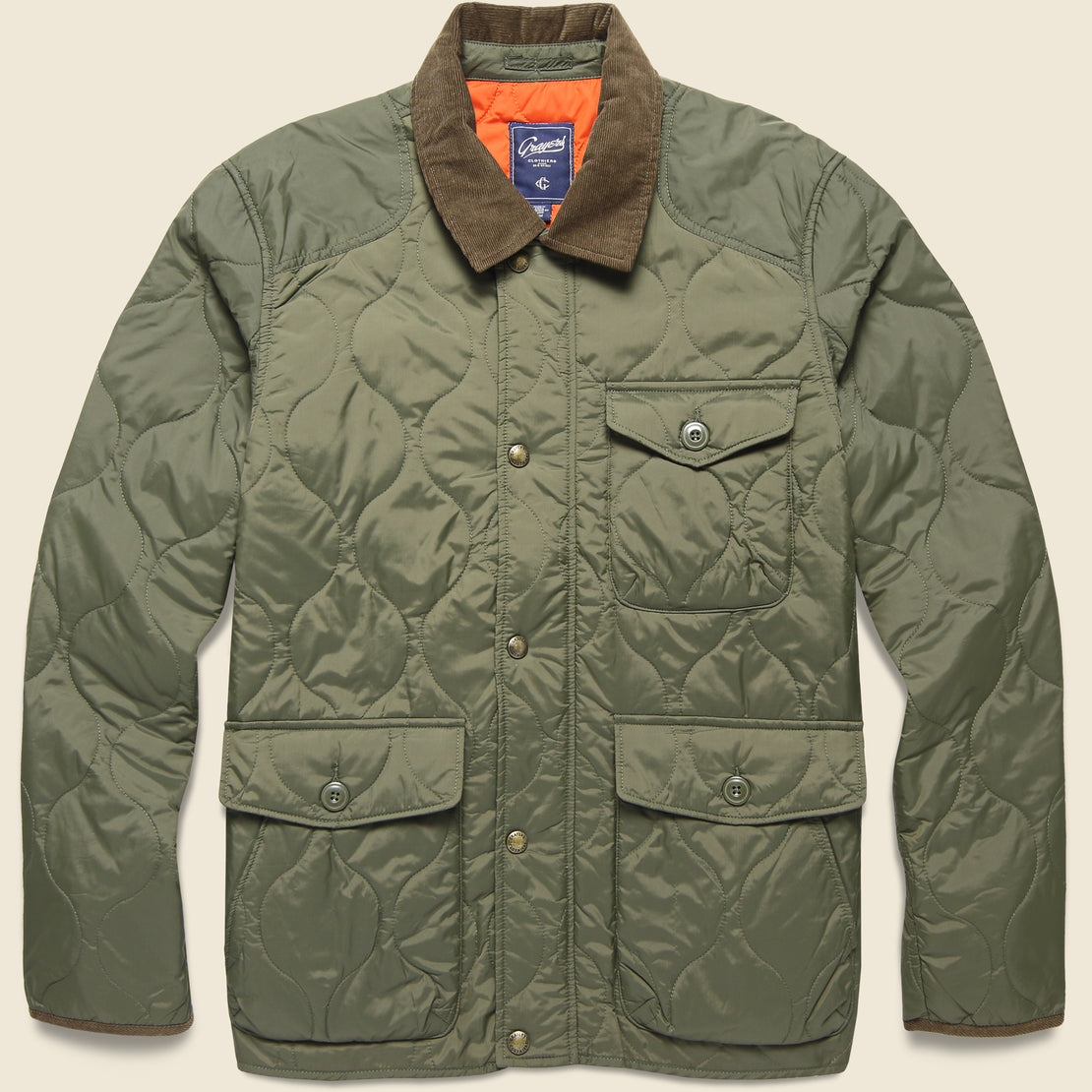 Grayers Andrew Light Weight Quilted Jacket - Olive