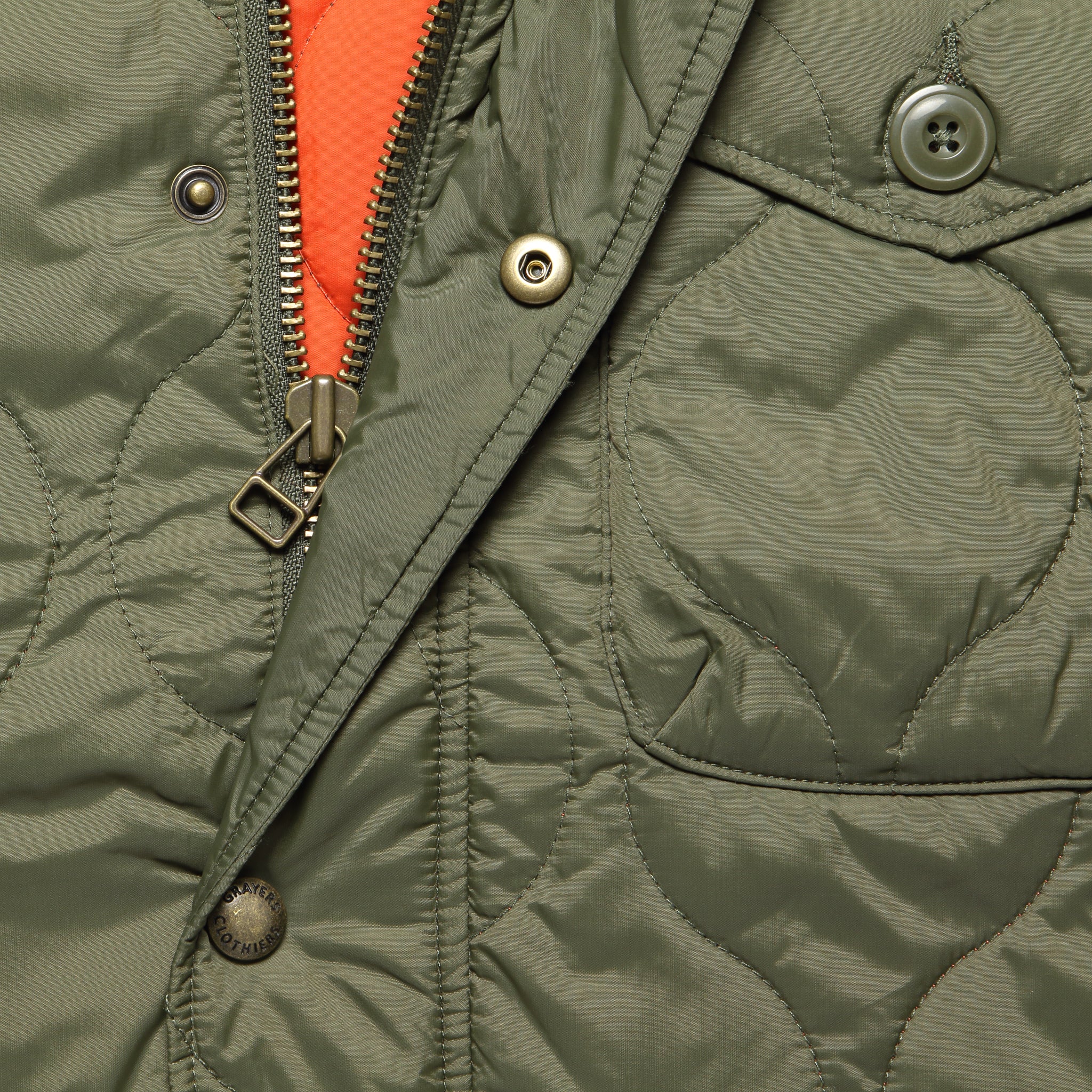 
                          Andrew Light Weight Quilted Jacket - Olive - Grayers - STAG Provisions - Outerwear - Coat / Jacket
                        