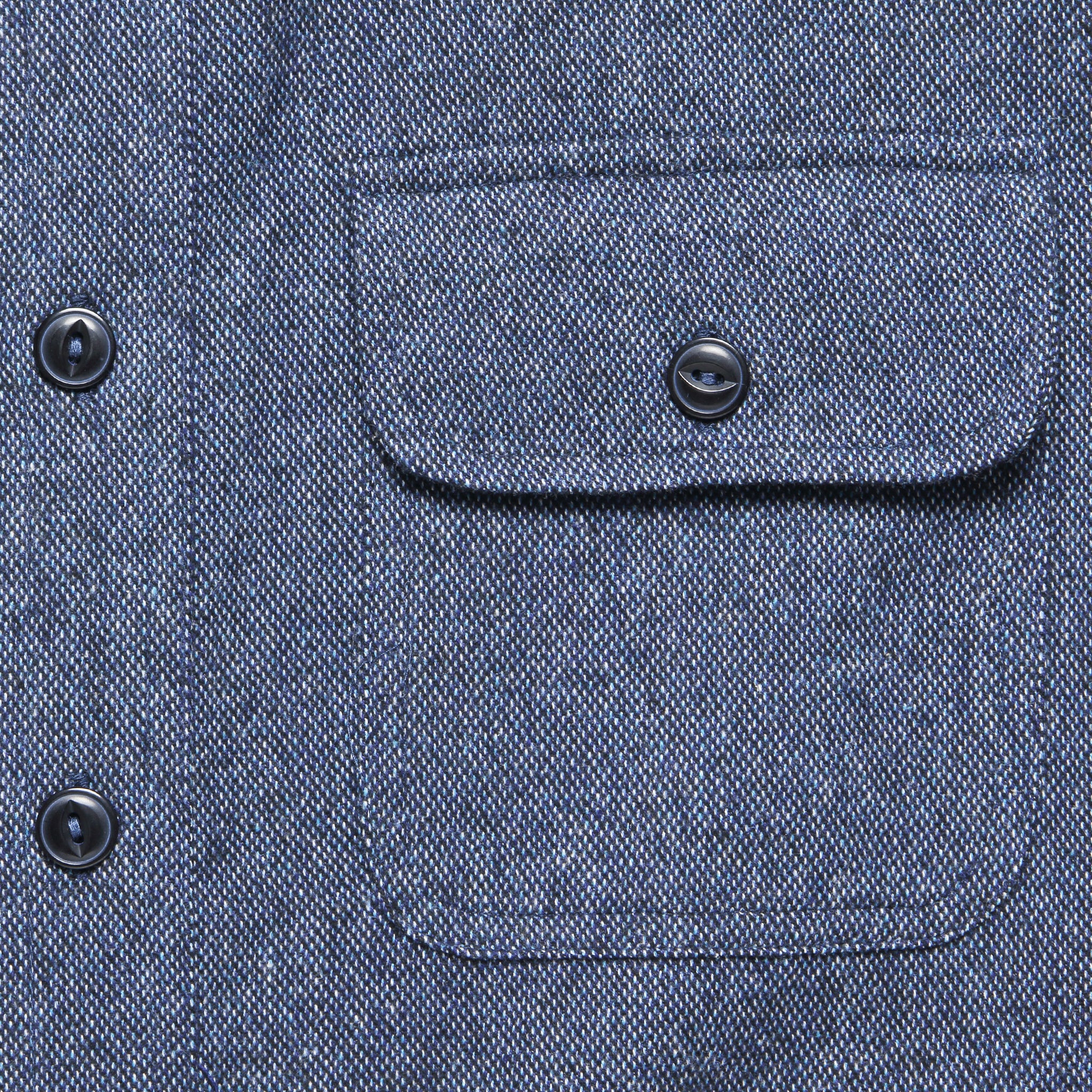 
                          Forsythe Melange Overshirt - Midnight Blue - Grayers - STAG Provisions - Tops - L/S Woven - Overshirt
                        