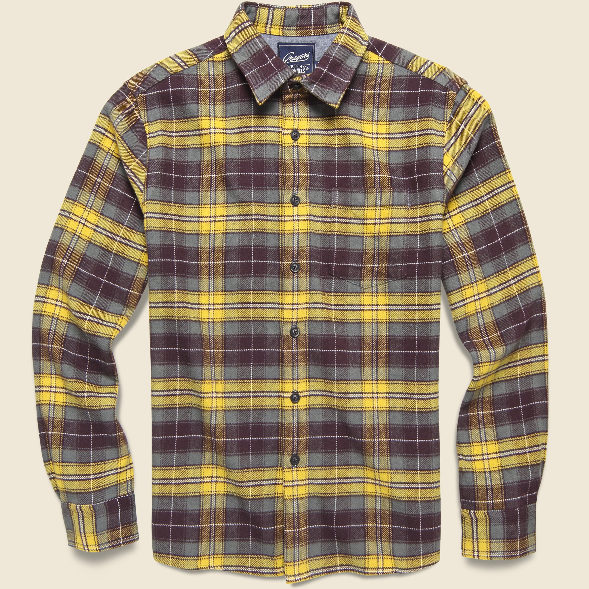 Durango Heritage Flannel Shirt - Grey Spruce - Grayers - STAG Provisions - Tops - L/S Woven - Plaid