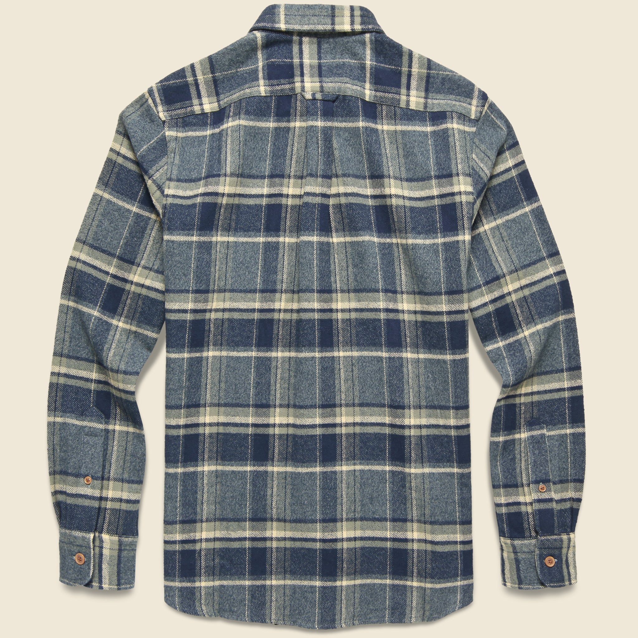 
                          Marvel Jaspe Flannel - Olive Green - Grayers - STAG Provisions - Tops - L/S Woven - Plaid
                        