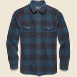 Boseman Heritage Flannel Shirt - Burgundy Slate - Grayers - STAG Provisions - Tops - L/S Woven - Plaid