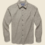 Buford Herringbone Flannel Shirt - Harrison Olive Jaspe - Grayers - STAG Provisions - Tops - L/S Woven - Solid