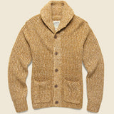 Bradford Shawl Cardigan - Biscuit - Grayers - STAG Provisions - Tops - Sweater