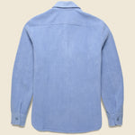 Micro Fleece CPO - Provincial Blue - Grayers - STAG Provisions - Tops - L/S Woven - Overshirt