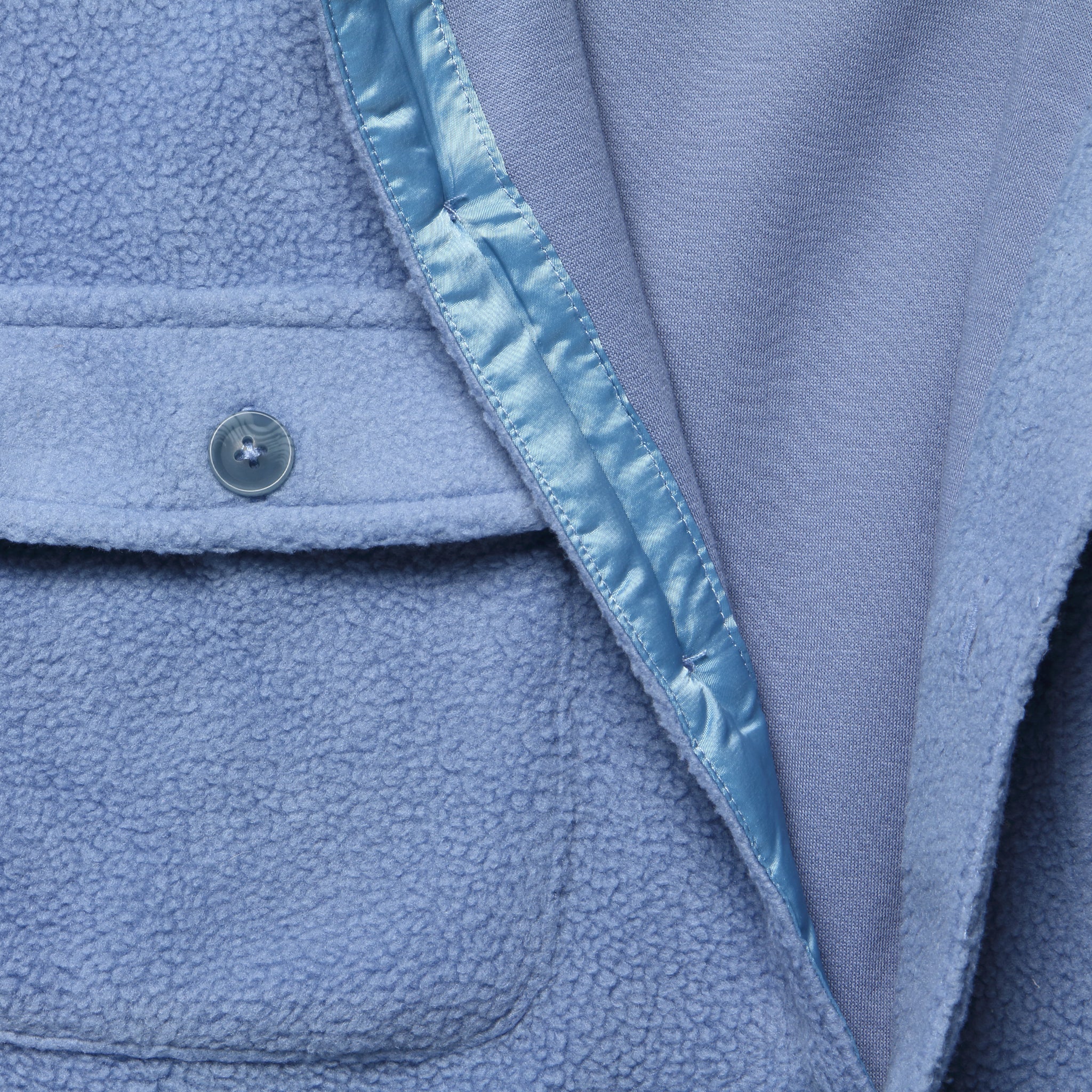 
                          Micro Fleece CPO - Provincial Blue - Grayers - STAG Provisions - Tops - L/S Woven - Overshirt
                        