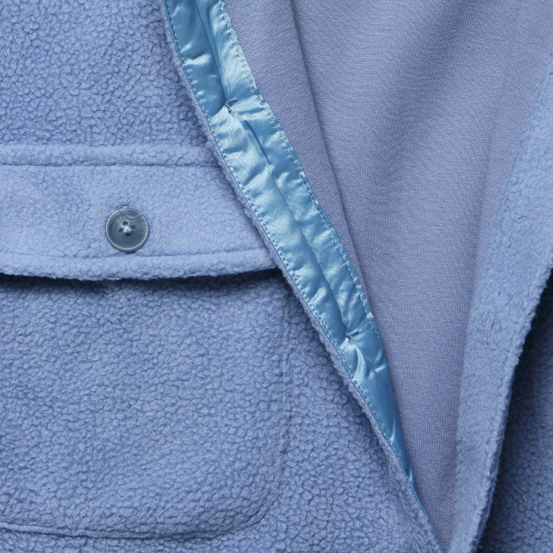 Micro Fleece CPO - Provincial Blue - Grayers - STAG Provisions - Tops - L/S Woven - Overshirt