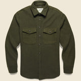 Surplus Wool Overshirt - Olive Loden - Grayers - STAG Provisions - Tops - L/S Woven - Overshirt