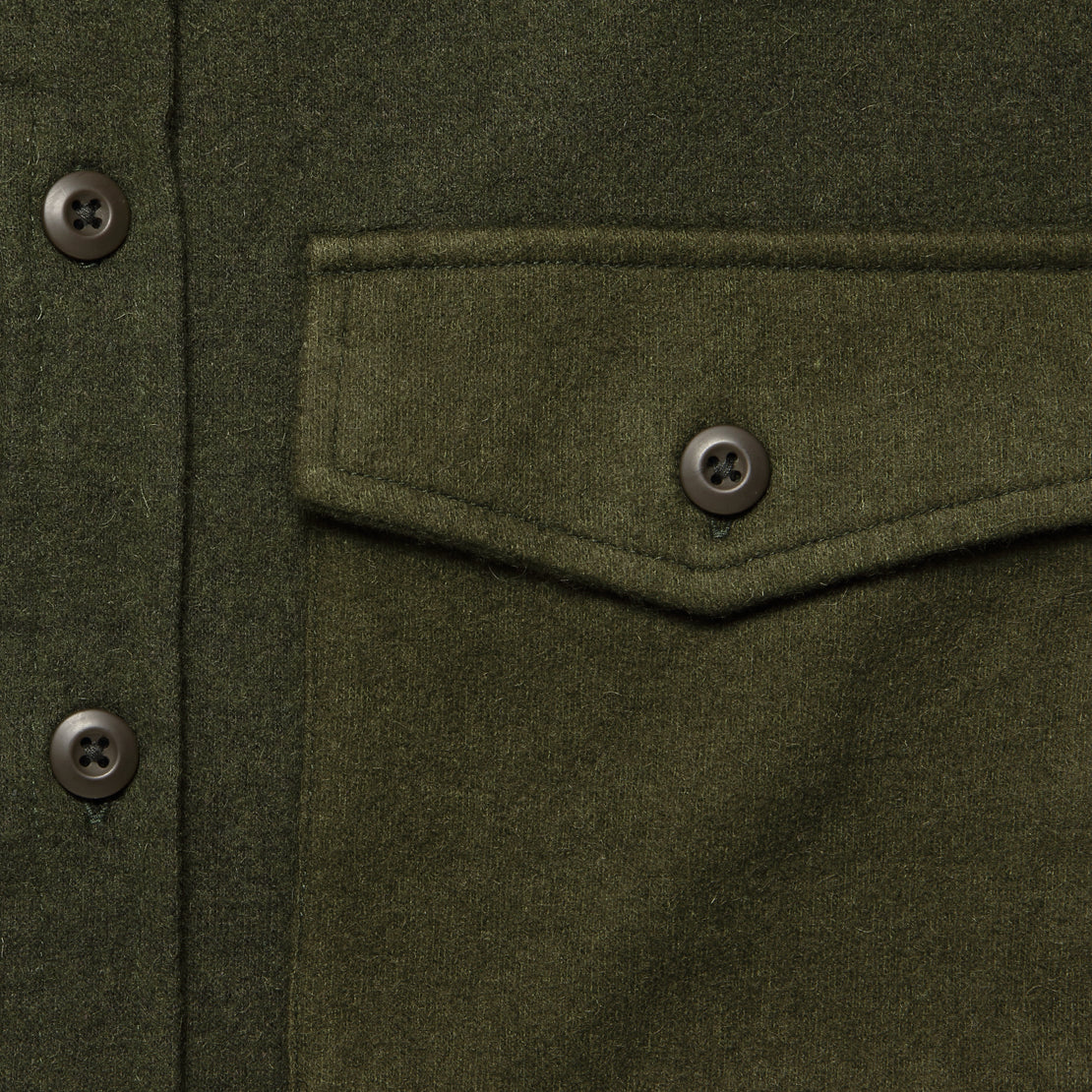Surplus Wool Overshirt - Olive Loden - Grayers - STAG Provisions - Tops - L/S Woven - Overshirt