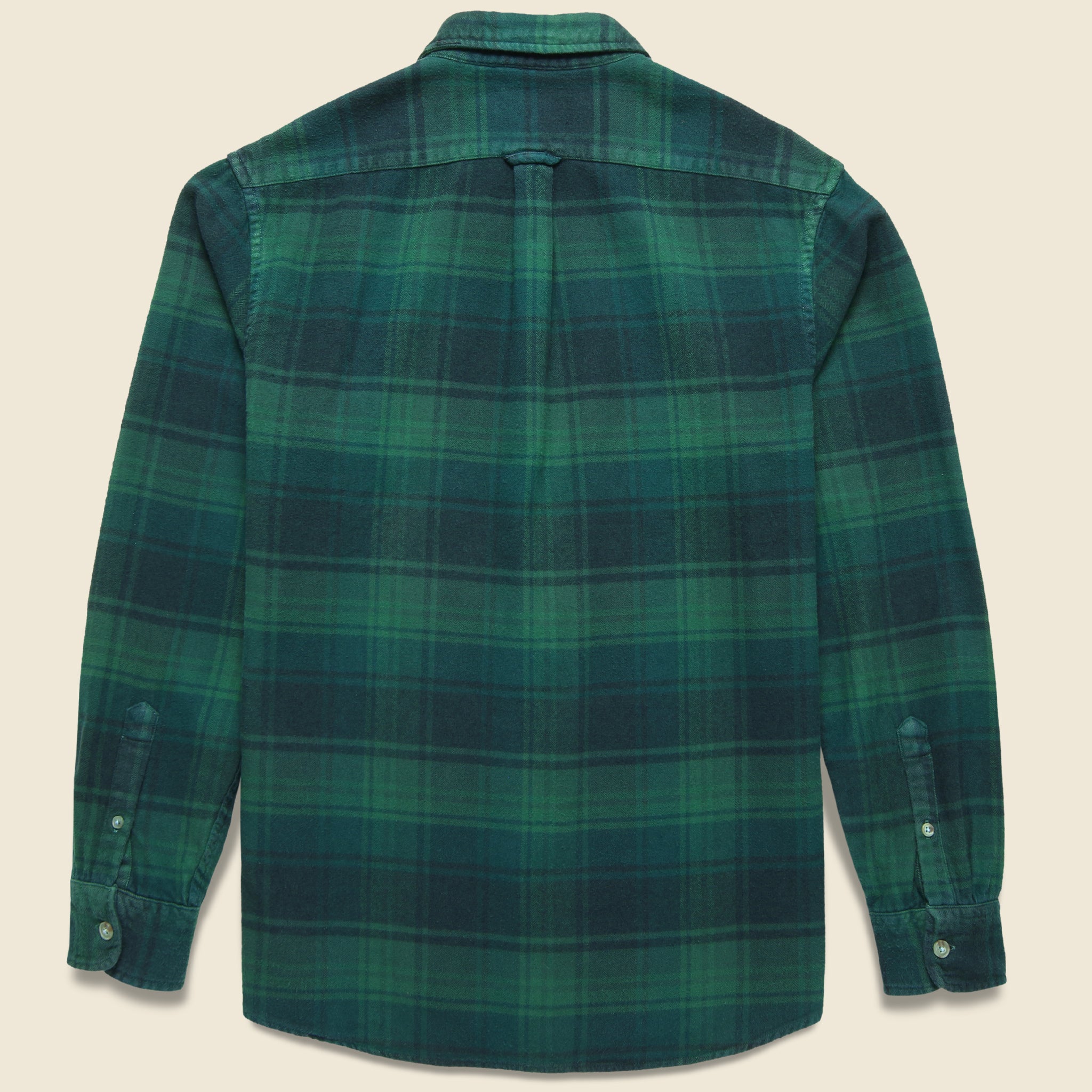 
                          Palisades 3-Ply Jaspe Flannel Shirt - Verdant Green - Grayers - STAG Provisions - Tops - L/S Woven - Plaid
                        