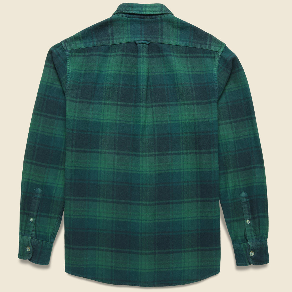 Palisades 3-Ply Jaspe Flannel Shirt - Verdant Green - Grayers - STAG Provisions - Tops - L/S Woven - Plaid