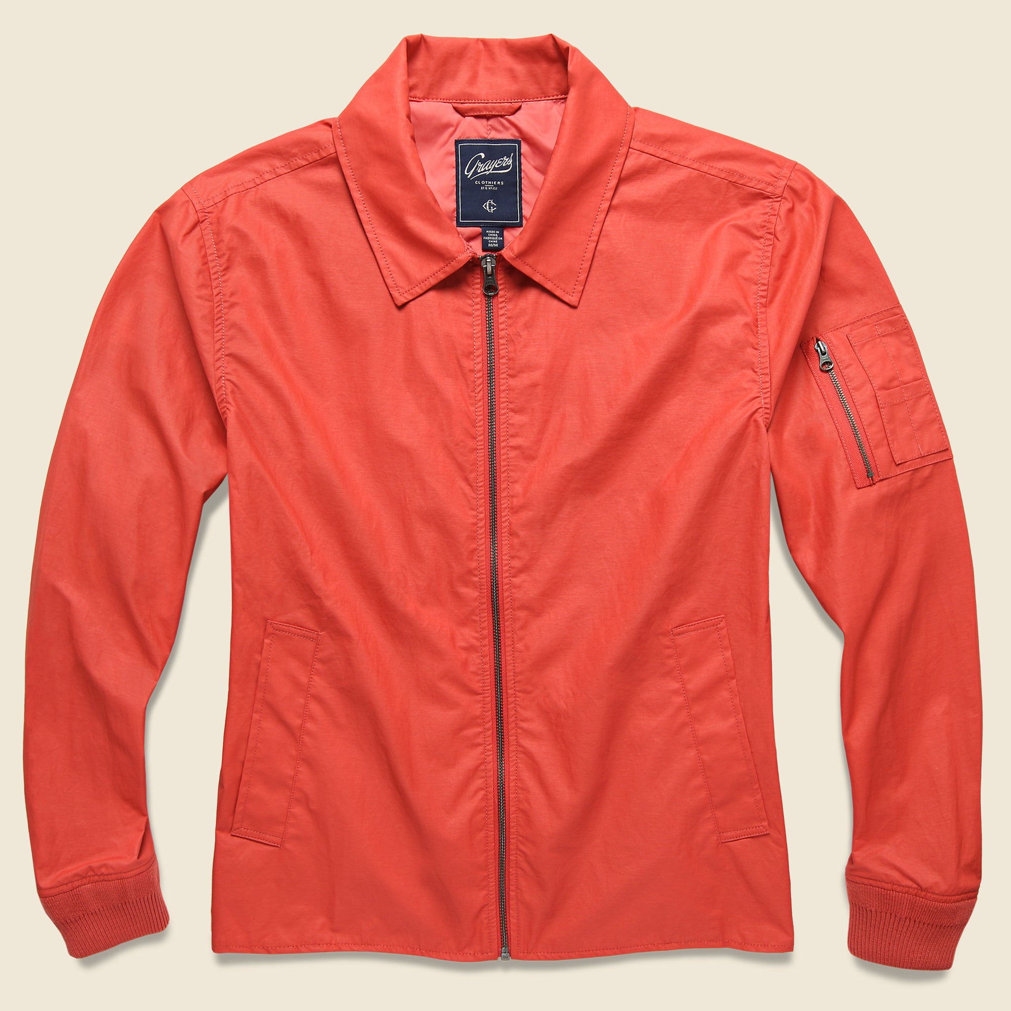 Geneva Windbreaker - Red - Grayers - STAG Provisions - Outerwear - Coat / Jacket