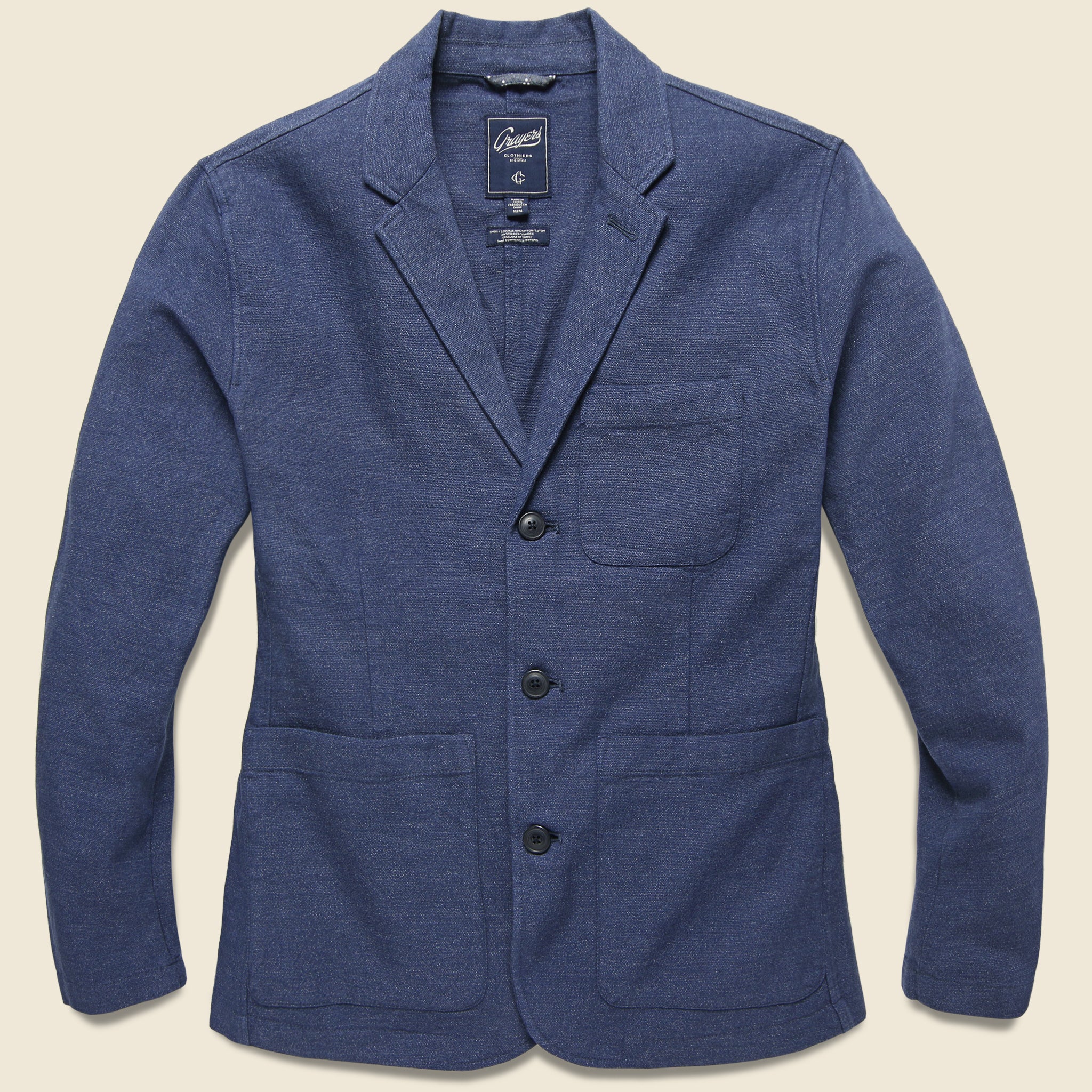 Poindexter Sportcoat - Navy Heather - Grayers - STAG Provisions - Suiting - Sport Coat